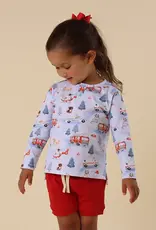 Snuggle Hunny Kids Snuggle Hunny To The Rescue Organic Long Sleeve Top