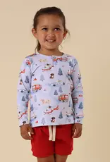 Snuggle Hunny Kids Snuggle Hunny To The Rescue Organic Long Sleeve Top