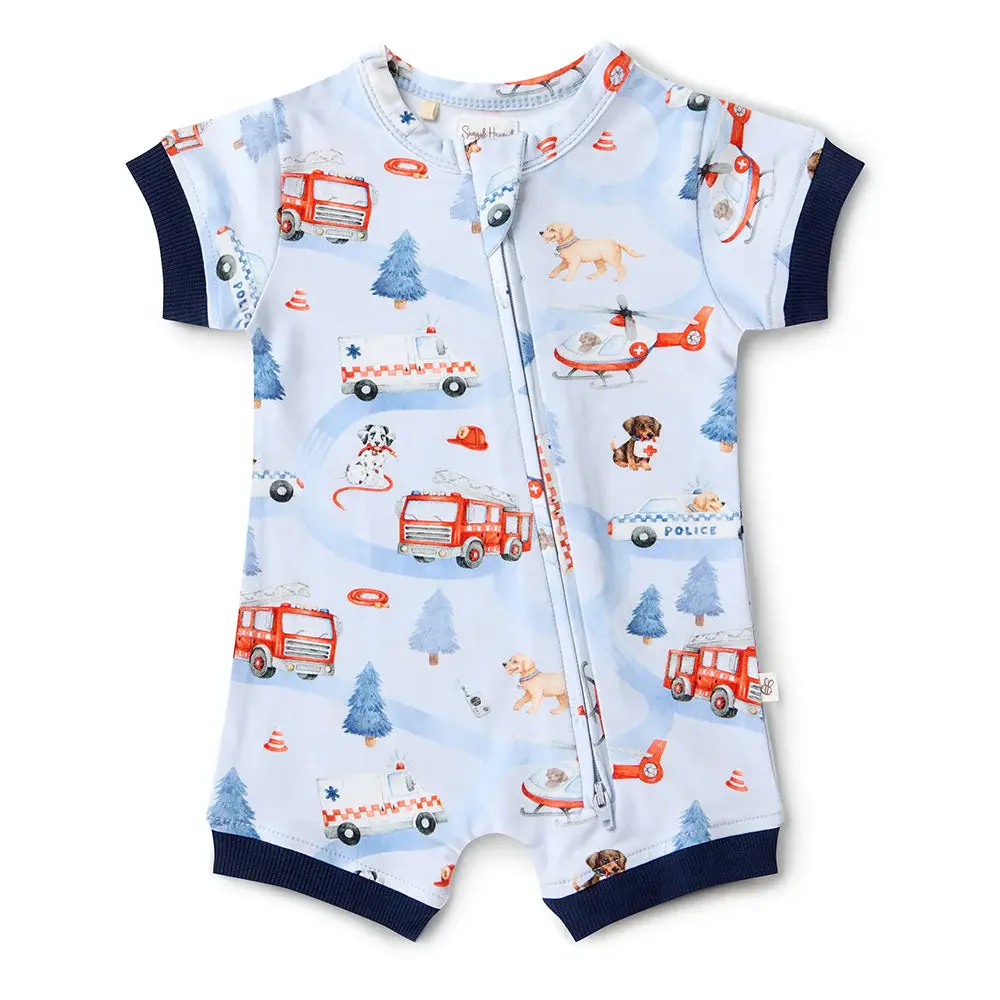 Snuggle Hunny Kids Snuggle Hunny To The Rescue Organic Snuggle Shortie