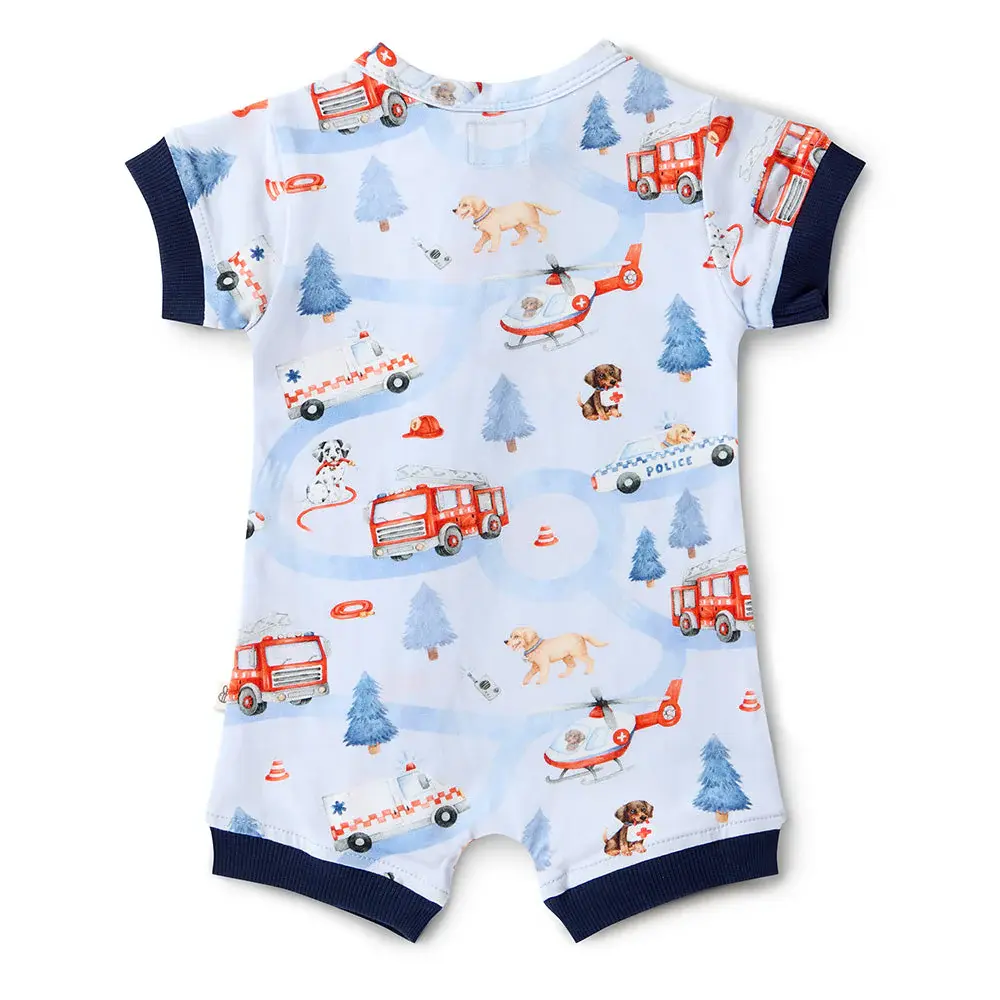 Snuggle Hunny Kids Snuggle Hunny To The Rescue Organic Snuggle Shortie