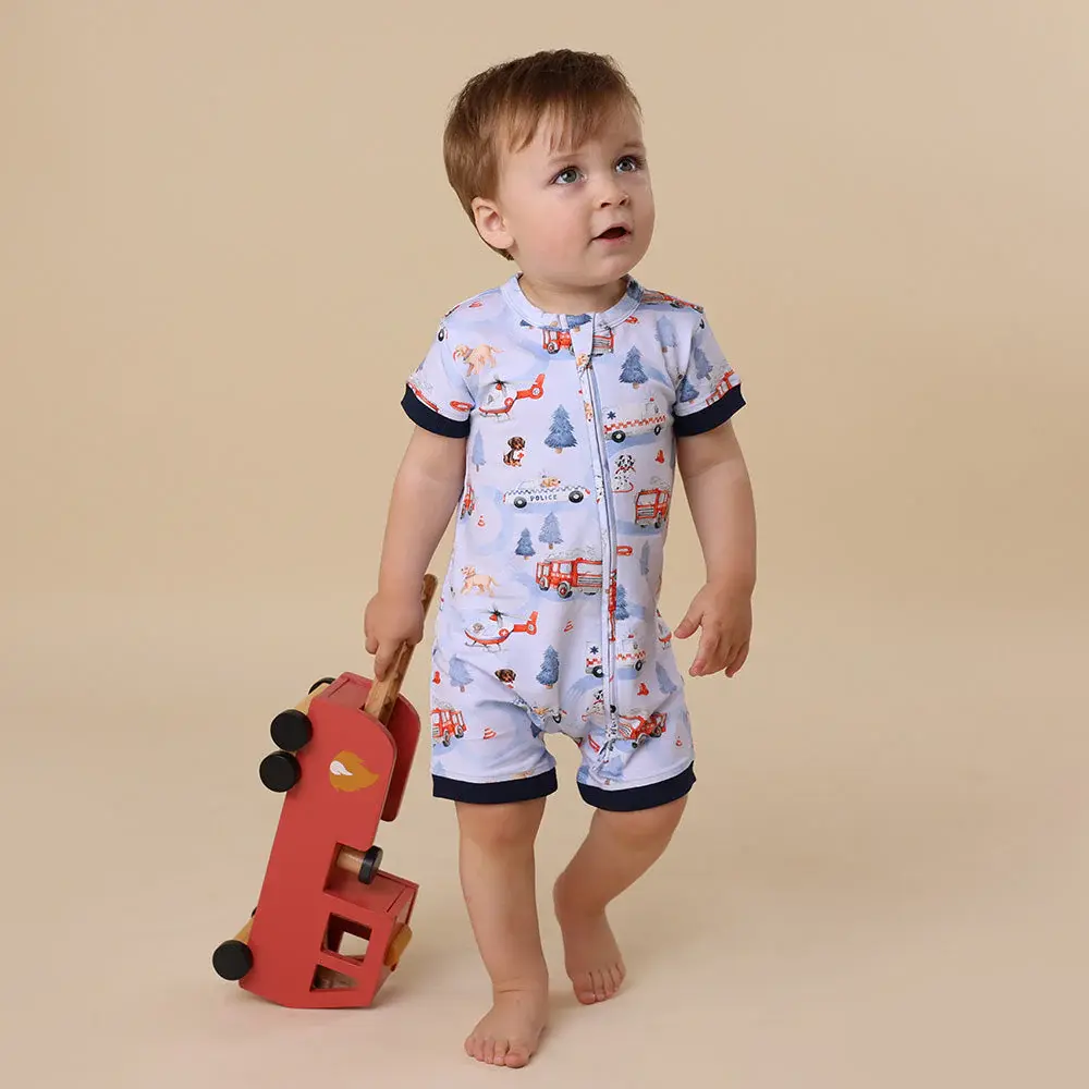 Snuggle Hunny Kids Snuggle Hunny To The Rescue Organic Snuggle Shortie