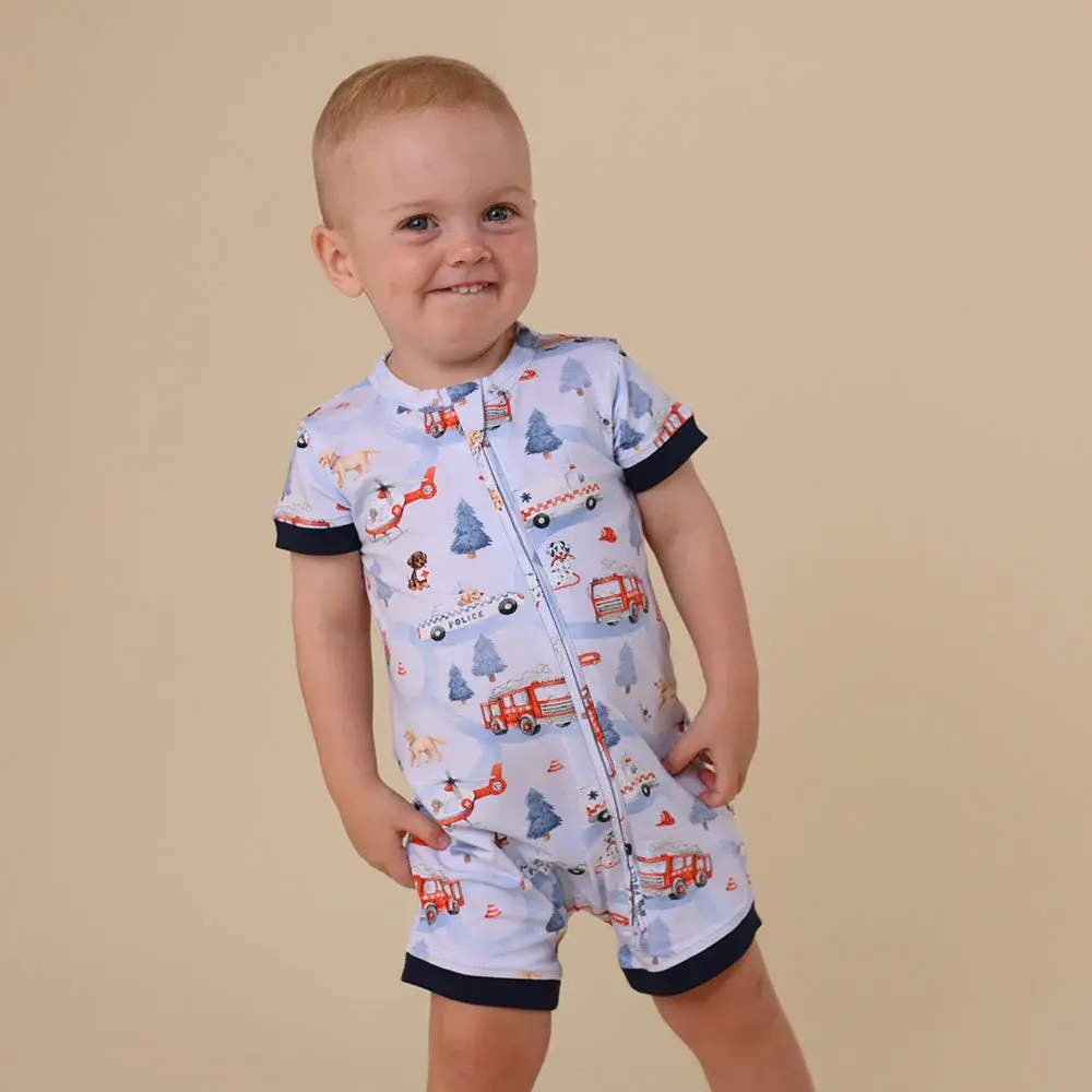 Snuggle Hunny Kids Snuggle Hunny To The Rescue Organic Snuggle Shortie