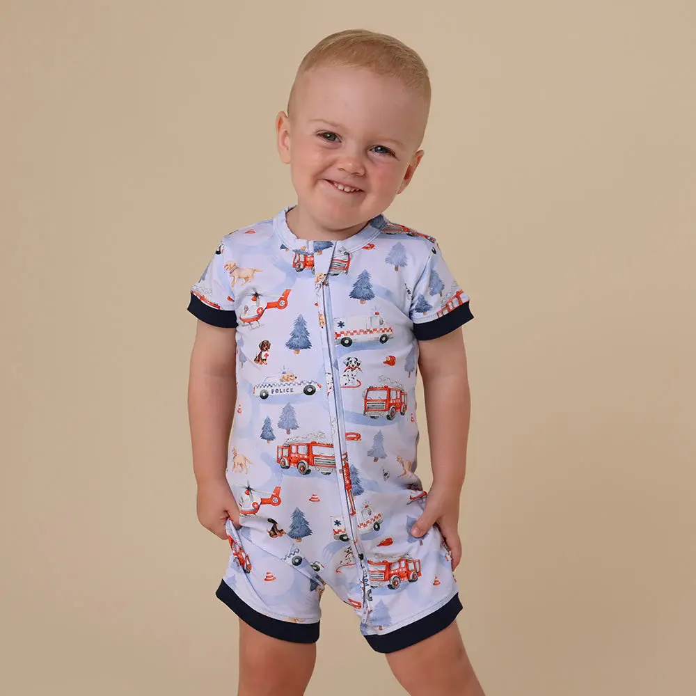 Snuggle Hunny Kids Snuggle Hunny To The Rescue Organic Snuggle Shortie