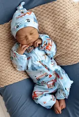 Snuggle Hunny Kids Snuggle Hunny To The Rescue Organic Snugglesuit Convertible Romper