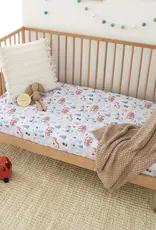 Snuggle Hunny Kids Snuggle Hunny To The Rescue Organic Fitted Cot Sheet
