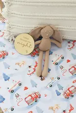 Snuggle Hunny Kids Snuggle Hunny To The Rescue Organic Fitted Cot Sheet