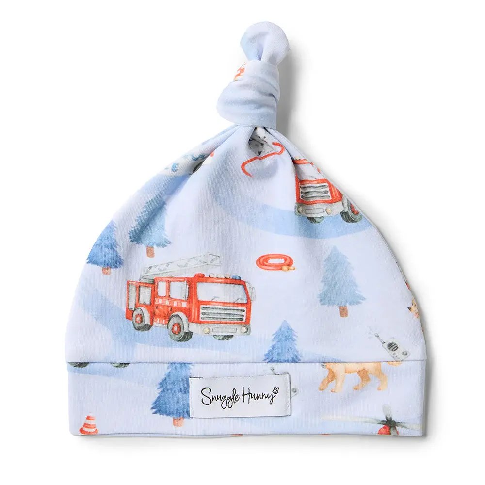 Snuggle Hunny Kids Snuggle Hunny To The Rescue Organic Knotted Beanie