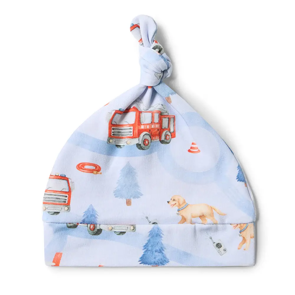 Snuggle Hunny Kids Snuggle Hunny To The Rescue Organic Knotted Beanie