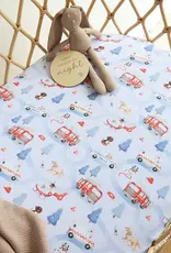 Snuggle Hunny Kids Snuggle Hunny To The Rescue Organic Bassinet Sheet / Change Pad Cover