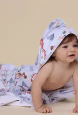 Snuggle Hunny Kids Snuggle Hunny To The Rescue Organic Hooded Baby Towel