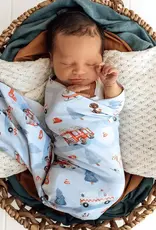 Snuggle Hunny Kids Snuggle Hunny To The Rescue Organic Jersey Wrap & Beanie Set