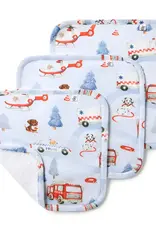 Snuggle Hunny Kids Snuggle Hunny To The Rescue Organic Wash Cloths - 3 Pack