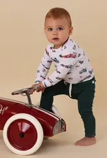 Snuggle Hunny Kids Snuggle Hunny Little Racers Long Sleeve Organic Bodysuit