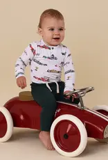 Snuggle Hunny Kids Snuggle Hunny Little Racers Long Sleeve Organic Bodysuit