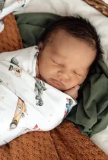 Snuggle Hunny Kids Snuggle Hunny Little Racers Organic Jersey Wrap & Beanie Set