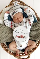 Snuggle Hunny Kids Snuggle Hunny Little Racers & Indigo Reversible Milestone Cards