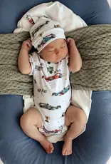 Snuggle Hunny Kids Snuggle Hunny Little Racers Short Sleeve Organic Bodysuit