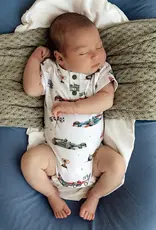 Snuggle Hunny Kids Snuggle Hunny Little Racers Short Sleeve Organic Bodysuit