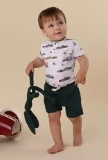 Snuggle Hunny Kids Snuggle Hunny Little Racers Short Sleeve Organic Bodysuit