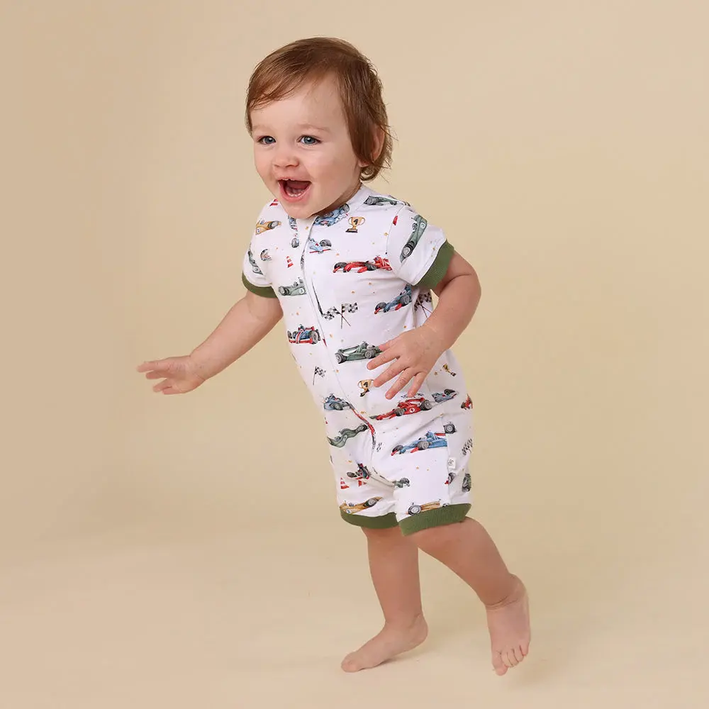 Snuggle Hunny Kids Snuggle Hunny Little Racers Organic Snuggle Shortie