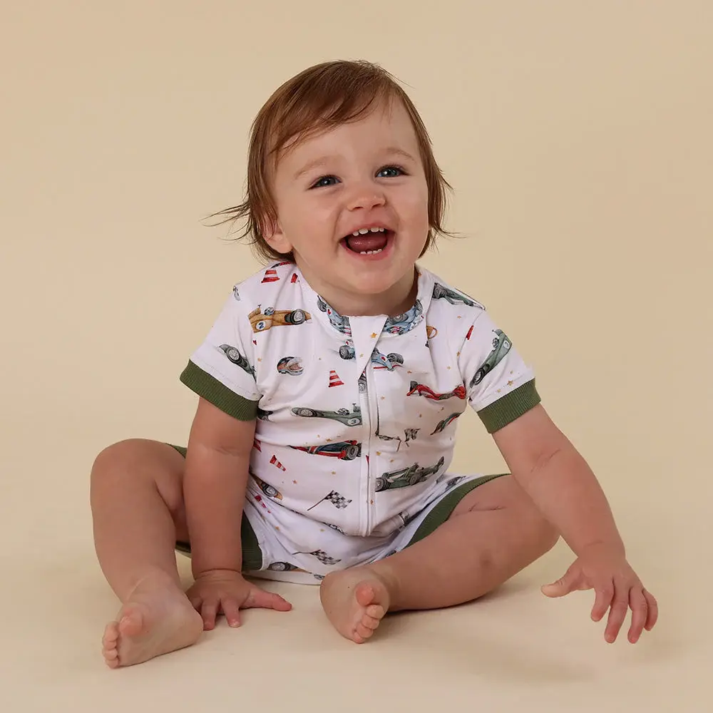 Snuggle Hunny Kids Snuggle Hunny Little Racers Organic Snuggle Shortie