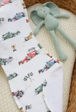 Snuggle Hunny Kids Snuggle Hunny Little Racers Organic Cotton Burp Cloth