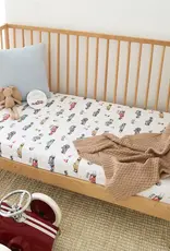 Snuggle Hunny Kids Snuggle Hunny Little Racers Organic Fitted Cot Sheet