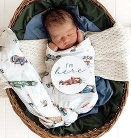 Snuggle Hunny Kids Snuggle Hunny Little Racers Organic Muslin Wrap