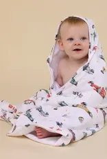 Snuggle Hunny Kids Snuggle Hunny Little Racers Organic Hooded Baby Towel