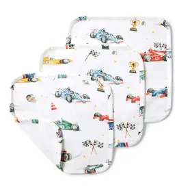 Snuggle Hunny Kids Snuggle Hunny Little Racers Organic Wash Cloths - 3 Pack