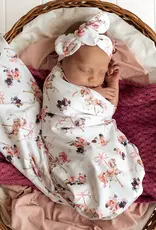 Snuggle Hunny Kids Snuggle Hunny Carousel Organic Jersey Wrap & Topknot Set