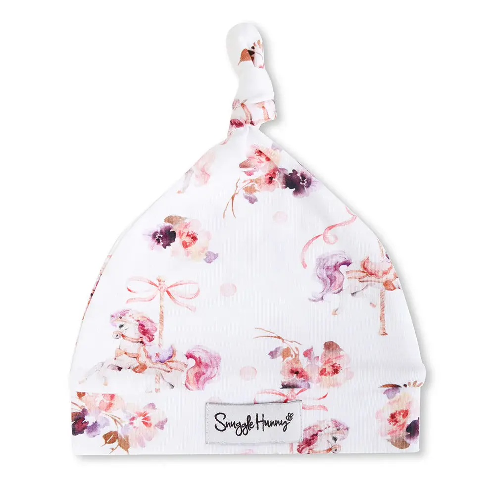 Snuggle Hunny Kids Snuggle Hunny Carousel Organic Knotted Beanie