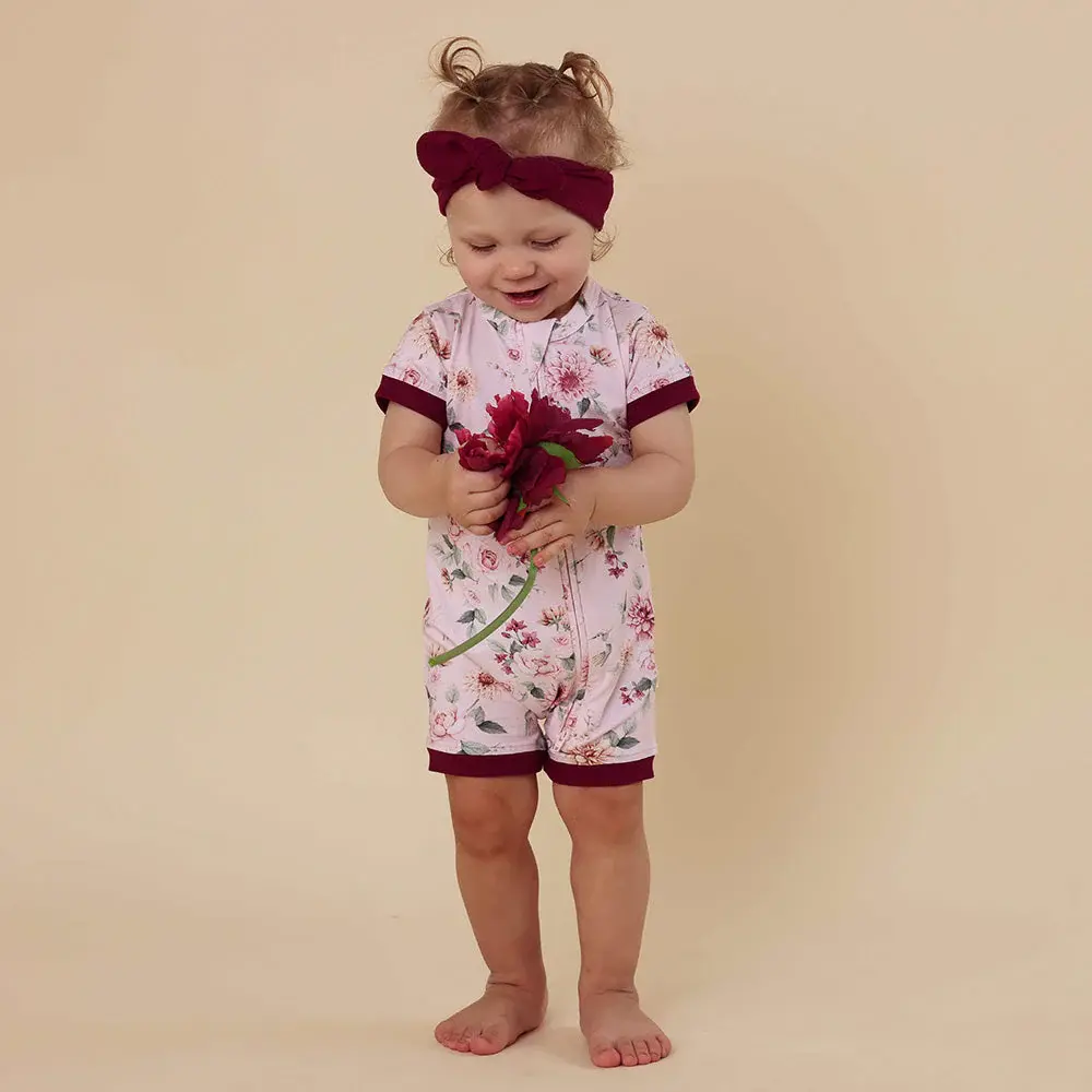 Snuggle Hunny Kids Snuggle Hunny Birds & Blooms Organic Snuggle Shortie