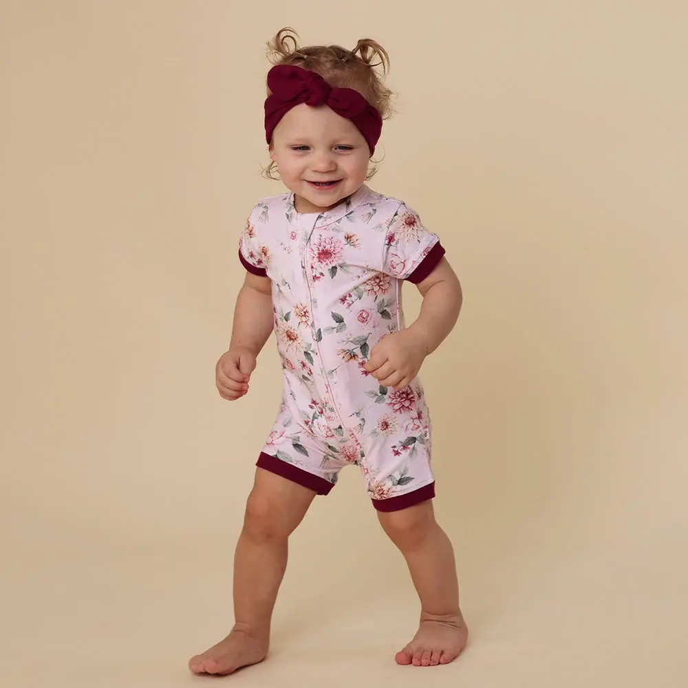 Snuggle Hunny Kids Snuggle Hunny Birds & Blooms Organic Snuggle Shortie