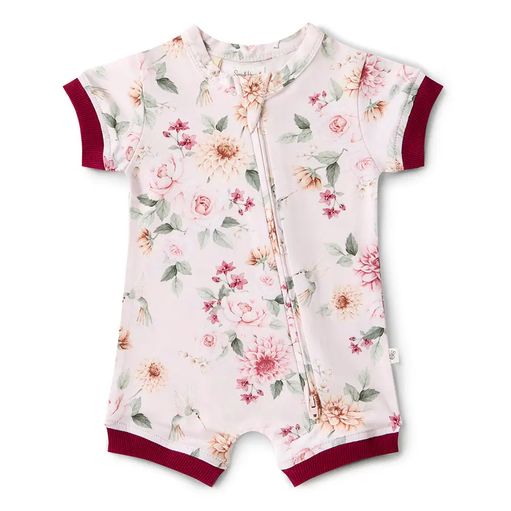 Snuggle Hunny Kids Snuggle Hunny Birds & Blooms Organic Snuggle Shortie