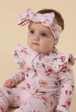 Snuggle Hunny Kids Snuggle Hunny Birds & Blooms Organic Snugglesuit Convertible Romper with Frill