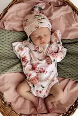 Snuggle Hunny Kids Snuggle Hunny Birds & Blooms Long Sleeve Organic Bodysuit with Frill