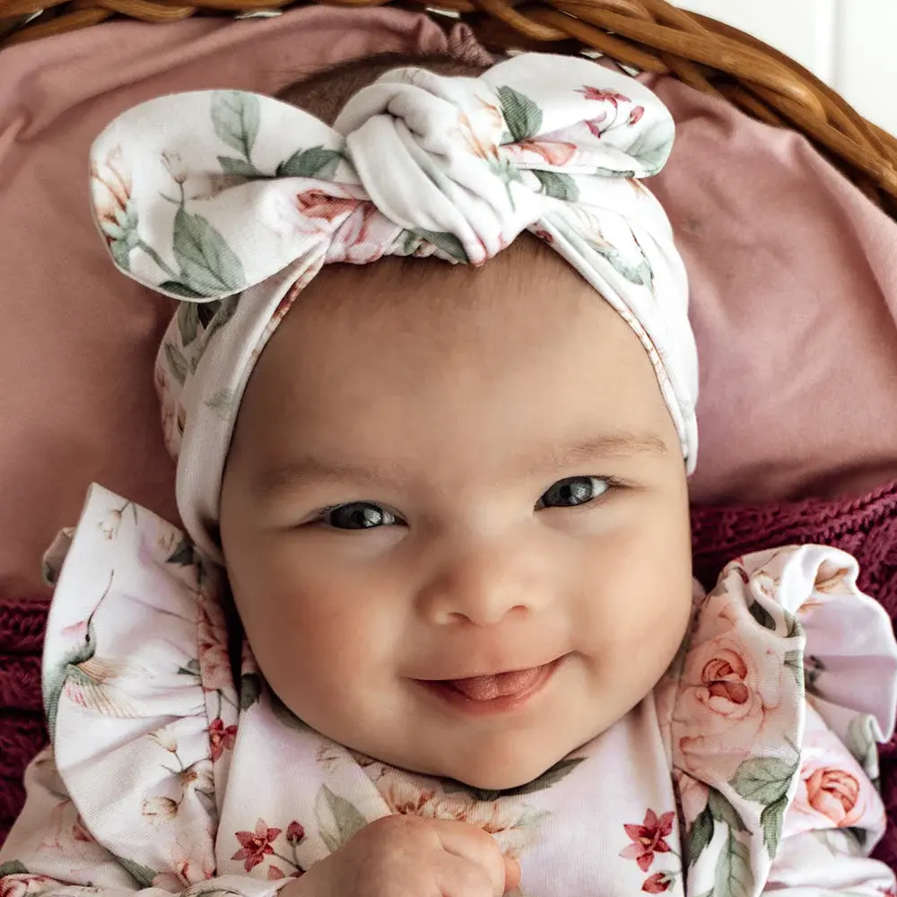 Snuggle Hunny Kids Snuggle Hunny Birds & Blooms Organic Topknot