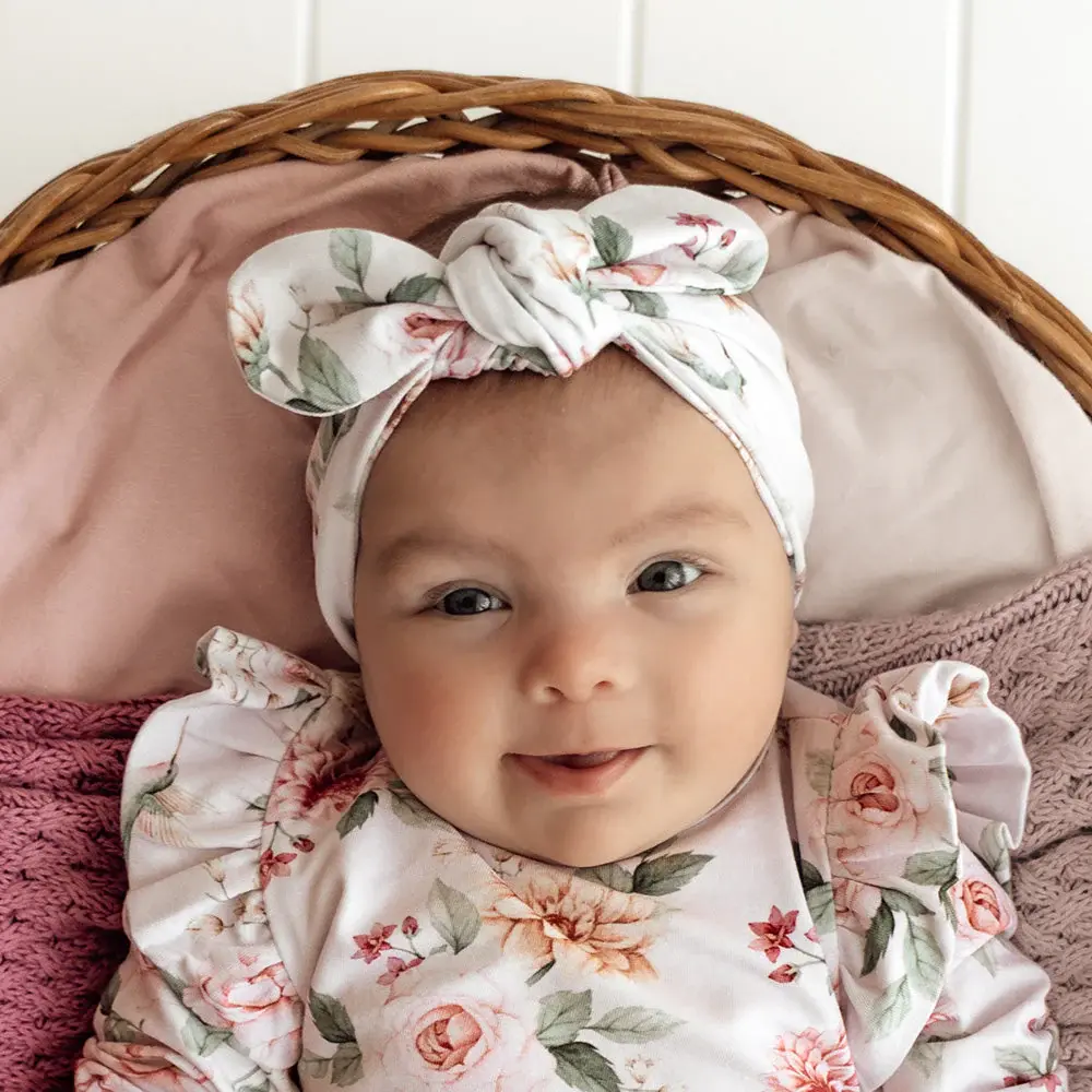 Snuggle Hunny Kids Snuggle Hunny Birds & Blooms Organic Topknot