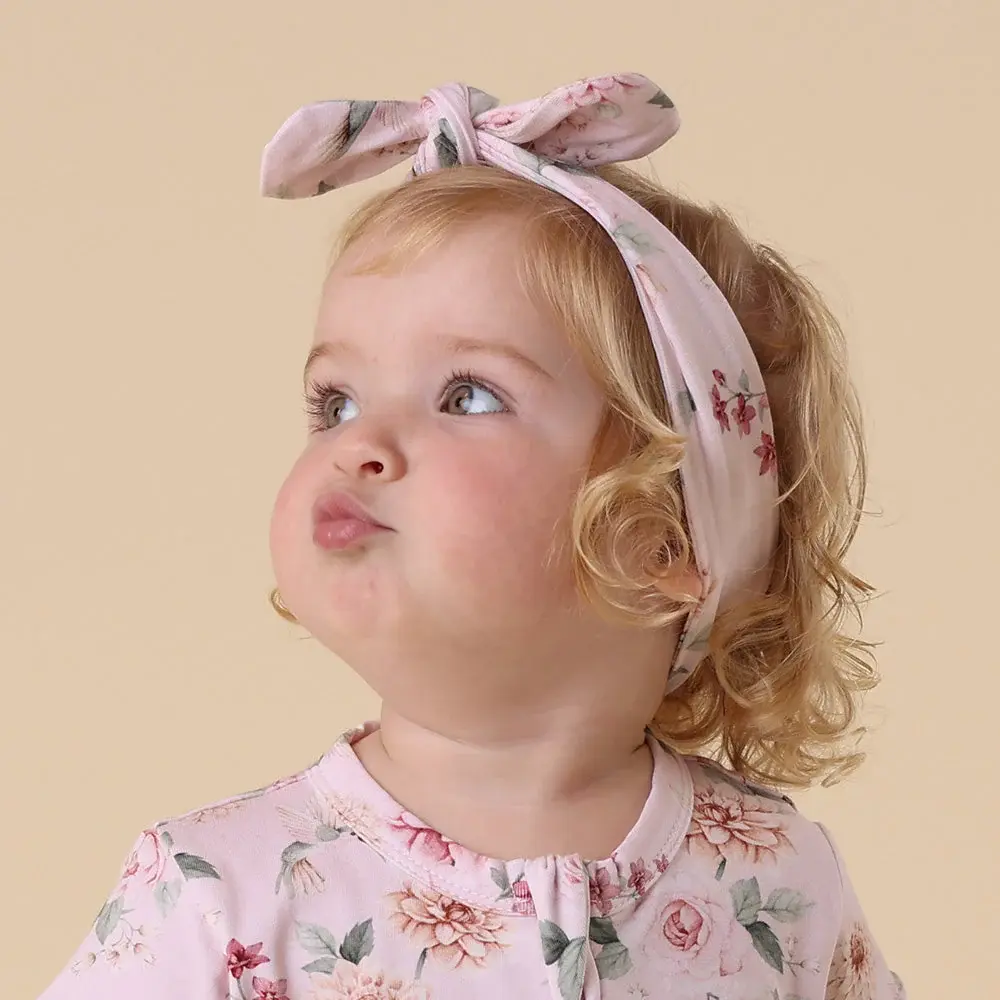 Snuggle Hunny Kids Snuggle Hunny Birds & Blooms Organic Topknot