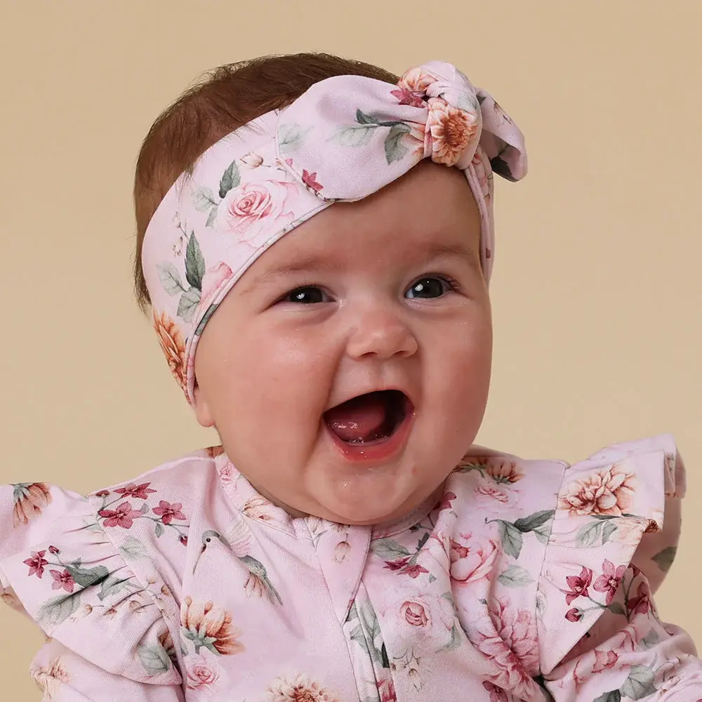 Snuggle Hunny Kids Snuggle Hunny Birds & Blooms Organic Topknot