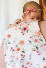 Snuggle Hunny Kids Snuggle Hunny Birds & Blooms Organic Cotton Burp Cloth