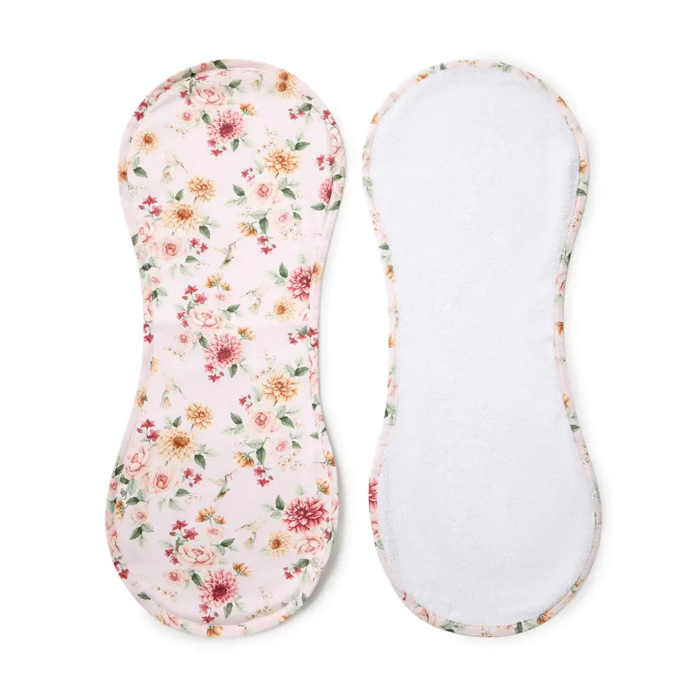 Snuggle Hunny Kids Snuggle Hunny Birds & Blooms Organic Cotton Burp Cloth