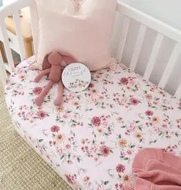Snuggle Hunny Kids Snuggle Hunny Birds & Blooms Organic Fitted Cot Sheet