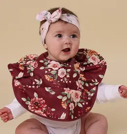 Snuggle Hunny Kids Snuggle Hunny Floral Flutter Frill Snuggle Bib