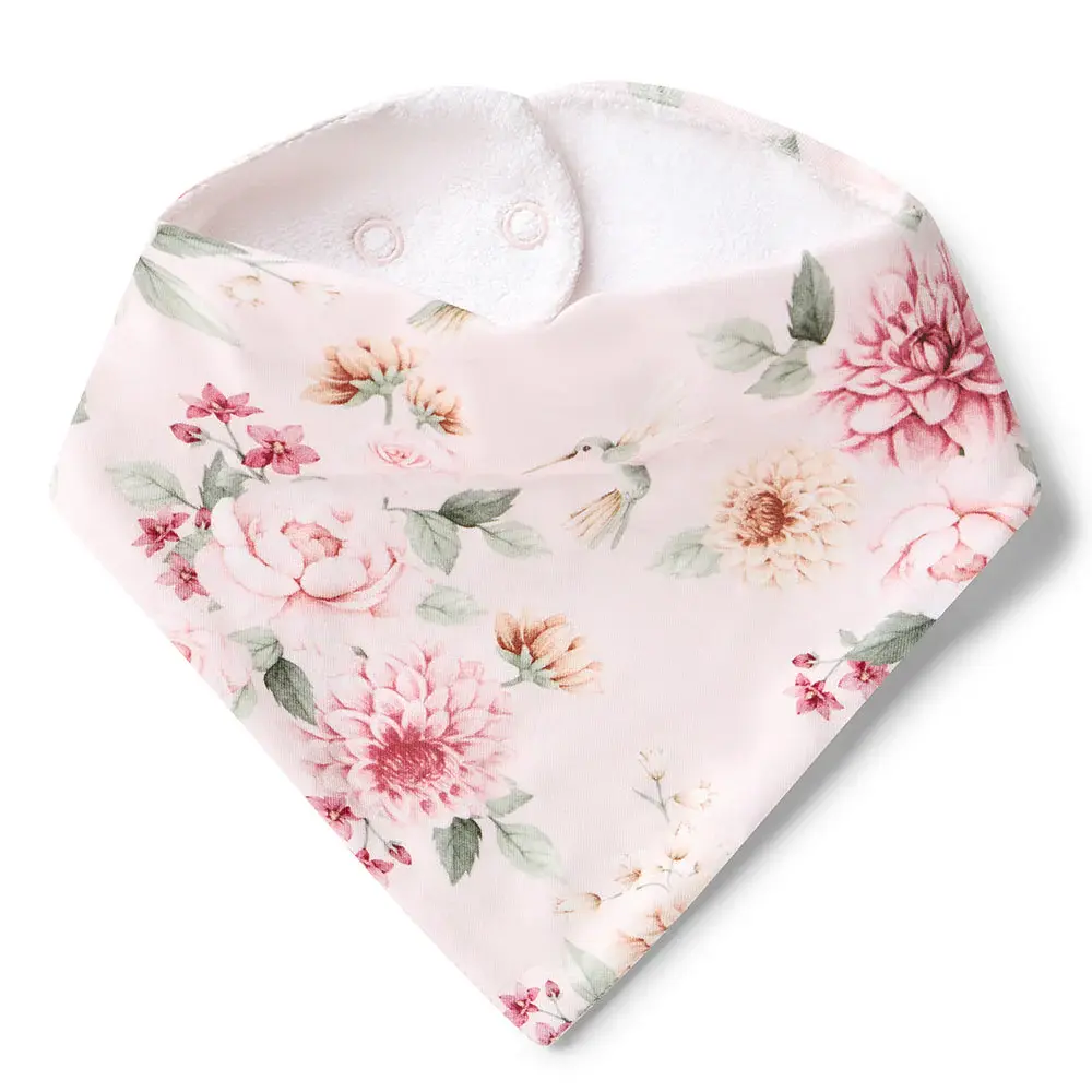 Snuggle Hunny Kids Snuggle Hunny Birds & Blooms Organic Dribble Bib
