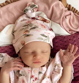 Snuggle Hunny Kids Snuggle Hunny Birds & Blooms Organic Knotted Beanie