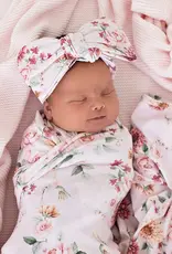 Snuggle Hunny Kids Snuggle Hunny Birds & Blooms Organic Oversized Bow