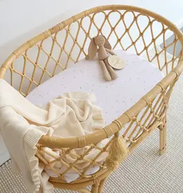 Snuggle Hunny Kids Snuggle Hunny Stardust Organic Bassinet Sheet / Change Pad Cover