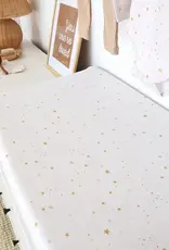 Snuggle Hunny Kids Snuggle Hunny Stardust Organic Bassinet Sheet / Change Pad Cover